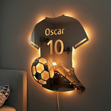 Fotbollsspelare | Personlig LED-Spegel